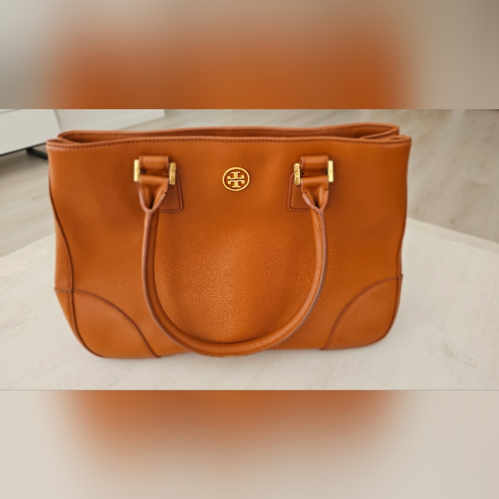 Tory Burch Brown Leather Tote